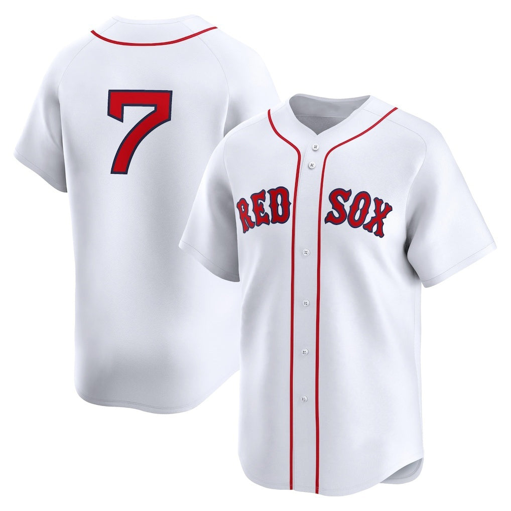 Boston Red Sox #7 Masataka Yoshida White KLUNKIM Home Limited Player Jersey