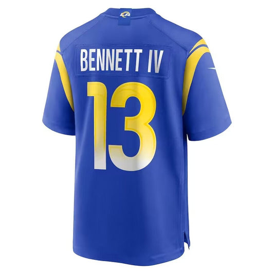 LA.Rams #13 Stetson Bennett IV Vapor Limited Jersey- Royal Stitched American Football Jersey