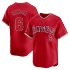 Los Angeles Angels #6 Anthony Rendon Player Red KLUNKIM Home Limited Stitched Jerseys