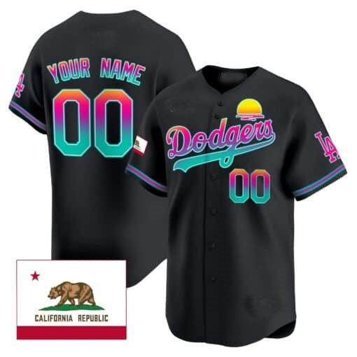 Custom Los Angeles Dodgers 2024 Los Angeles City Style Vapor Premier Limited Jersey ¨C Black KLUNKIM