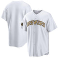 Milwaukee Brewers Blank White KLUNKIM 2022 All-Star Cool Base Stitched Jersey