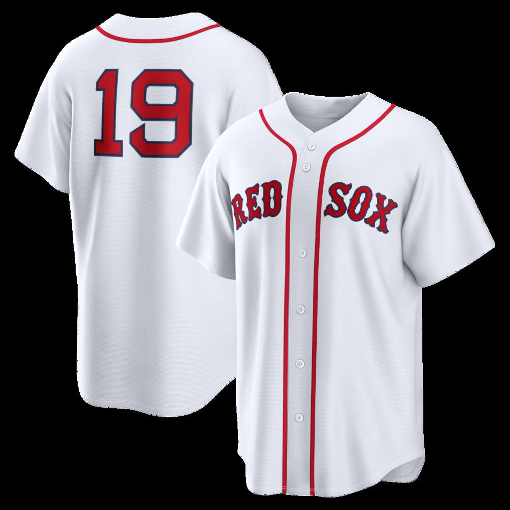Boston Red Sox #19 Roman Anthony White KLUNKIM Home Replica Jersey