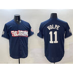 New York Yankees #11 Anthony Volpe Navy KLUNKIM Bronx Graffiti Vapor Limited Stitched Jersey