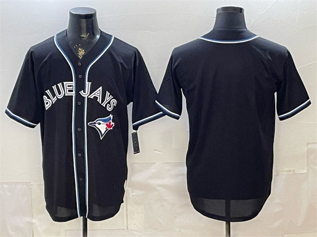 Toronto Blue Jays Blank 2026 Fashion Replica Black KLUNKIM Out Stitched Jersey