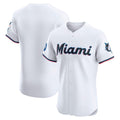 Miami Marlins White KLUNKIM Home Elite Jersey