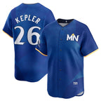 Minnesota Twins #26 Max Kepler Royal KLUNKIM 2024 City Connect Limited Stitched Jersey