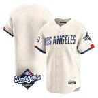 Los Angeles Dodgers Blank Player Cream KLUNKIM City Connect Limited Home World Series Stitched Jerseys