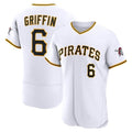 Pittsburgh Pirates #6 Konnor Griffin White KLUNKIM Home Authentic Jersey
