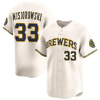 Milwaukee Brewers #33 Jacob Misiorowski Cream KLUNKIM 2025 Limited Stitched Jersey