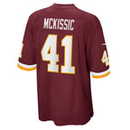 W.Football Team #41 J.D. McKissic Burgundy KLUNKIM Game Player Jersey