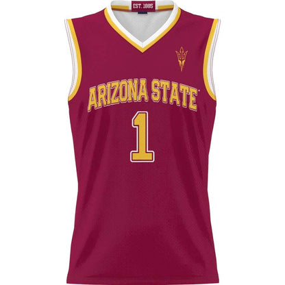 #1 A.State Sun Devils GameDay Greats Lightweight Basketball Jersey - Maroon Stitched American College Jerseys