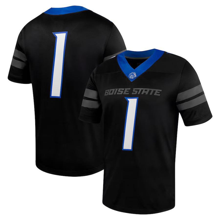 New #1 B.State Broncos Untouchable Football Jersey Black Stitched American College Jerseys