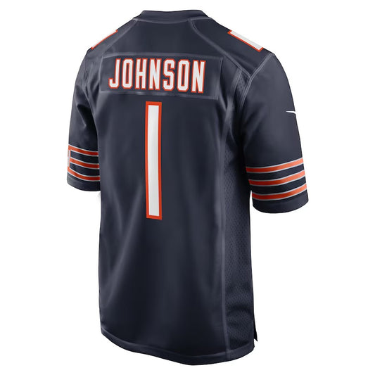 C.Bears #1 Jaylon Johnson Navy Game Stitched American Football Jerseys