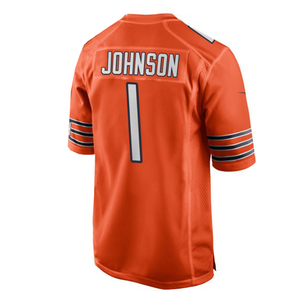 C. Bears #1 Jaylon Johnson Orange Player Game Jersey Stitched American Football Jerseys