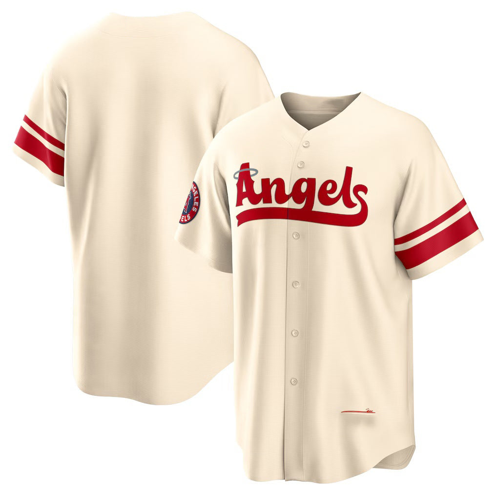 Los Angeles Angels Cream KLUNKIM City Connect Replica Team Jersey