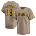 San Diego Padres #13 Manny Machado Khaki KLUNKIM Alternate Limited Player Jersey