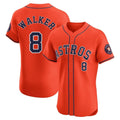 Houston Astros #8 Christian Walker Player Orange KLUNKIM Home Limited Elite Stitched Jerseys