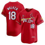 St. Louis Cardinals #18 Jordan Walker Red KLUNKIM City Connect Limited Player Jersey