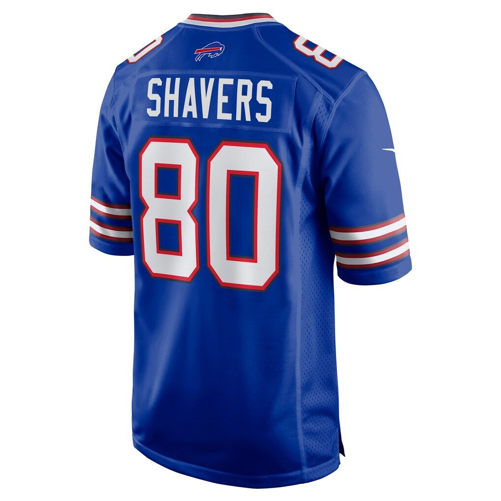 B.Bills #80 Tyrell Shavers Royal KLUNKIM Team Game Jersey