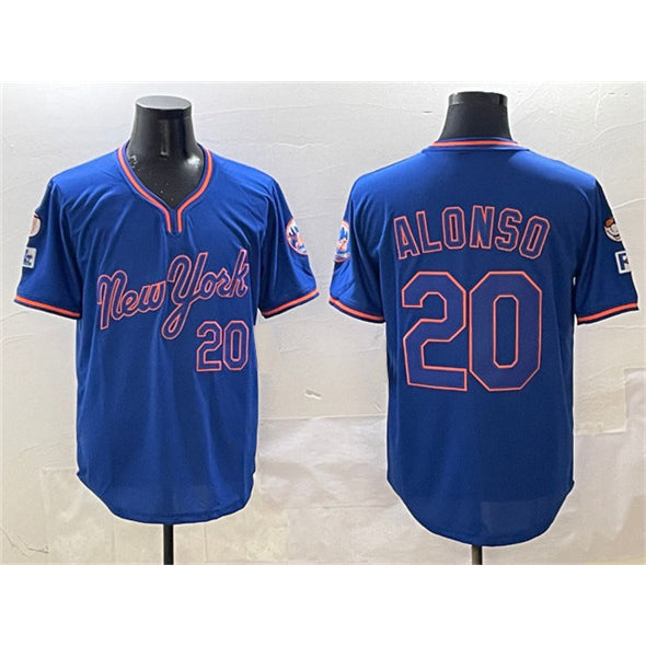 New York Mets #20 Pete Alonso Royal KLUNKIM 2025 Spring Training Stitched Jersey