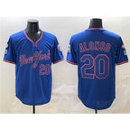 New York Mets #20 Pete Alonso Royal KLUNKIM 2025 Spring Training Stitched Jersey