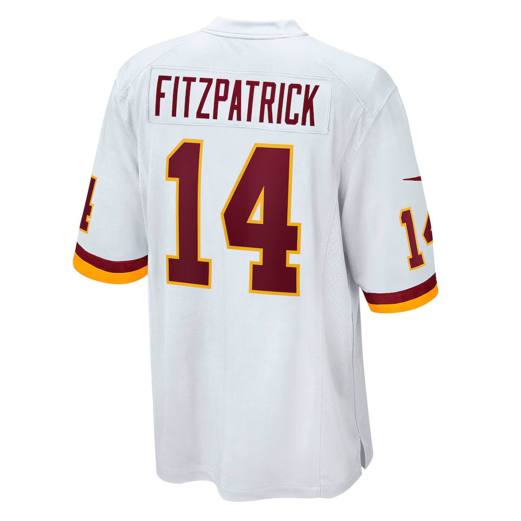 W.Football Team #14 Ryan Fitzpatrick White KLUNKIM Game Jersey