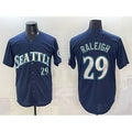 Seattle Mariners #29 Cal Raleigh Navy KLUNKIM Limited Stitched jersey