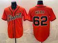 San Francisco Giants #62 Logan Webb Orange KLUNKIM Cool Base Stitched Jersey