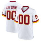 Custom W.Commanders White KLUNKIM Game Jersey