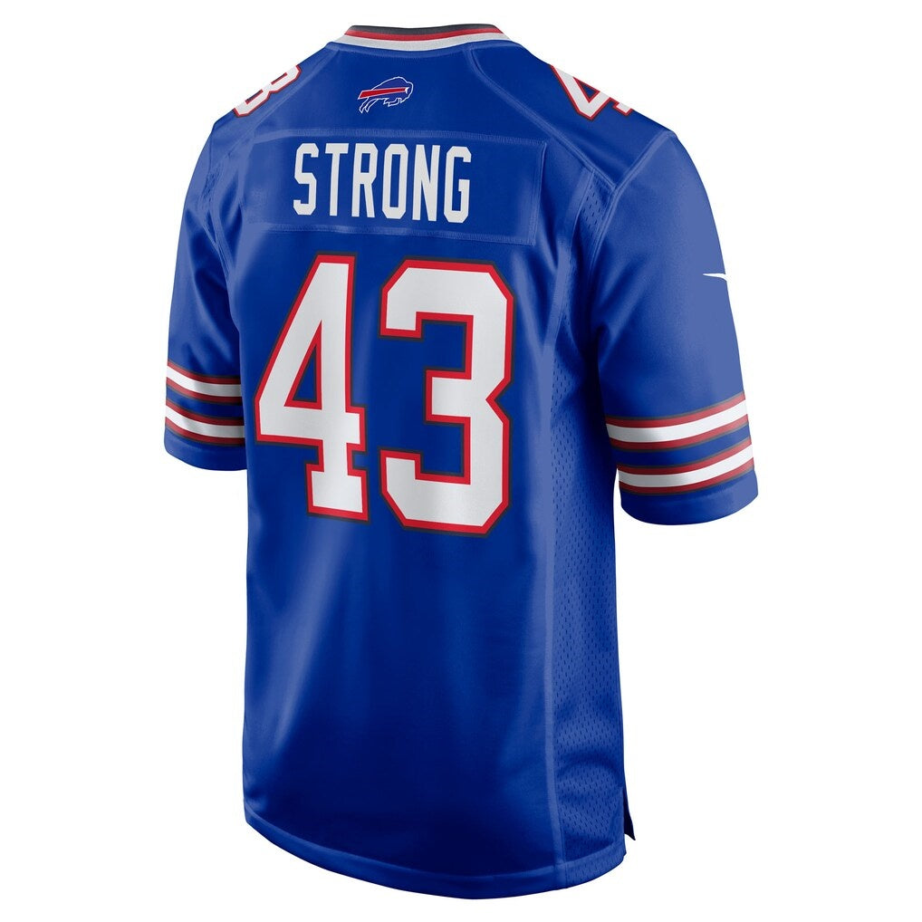 B.Bills #43 Dorian Strong Royal KLUNKIM Team Game Jersey
