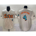 Chicago Cubs #4 Pete Crow-Armstrong Cream KLUNKIM 'Graffiti North Side Edition' Vapor Premier Limited Stitched Jersey