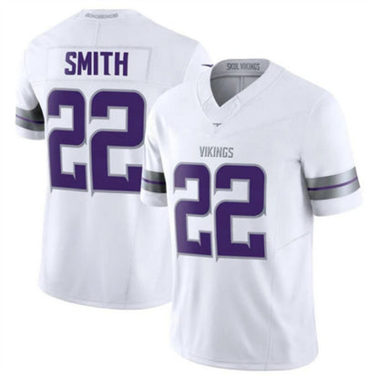 2024 MN.Vikings #22 Harrison Smith White Vapor F.U.S.E. Limited Football Stitched Jerseys