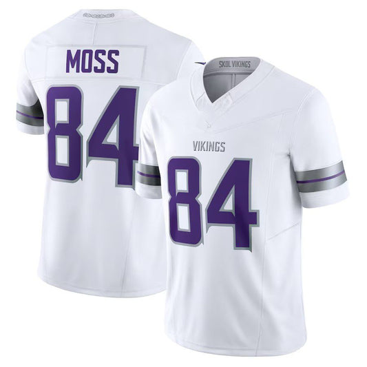 2024 MN.Vikings #84 Randy Moss White Vapor F.U.S.E. Limited Football Stitched Jersey