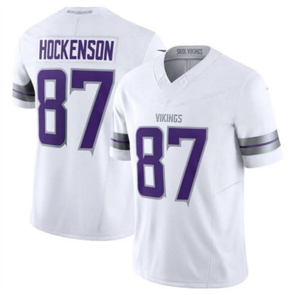 2024 MN.Vikings #87 T.J. Hockenson White Vapor F.U.S.E. Limited Football Stitched Jerseys