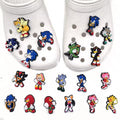 20pcs Game Snoi Shoe Charms Cartoon Shoes Accessories Fit Clogs sandal Garden Shoe Decorations Buckle for kids Gifts