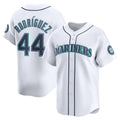 Seattle Mariners #44 Julio Rodr¨ªguez White KLUNKIM Home Limited Player Jersey