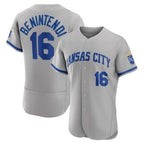 Kansas City Royals #16 Andrew Benintendi Grey KLUNKIM Flex Base Stitched Jersey