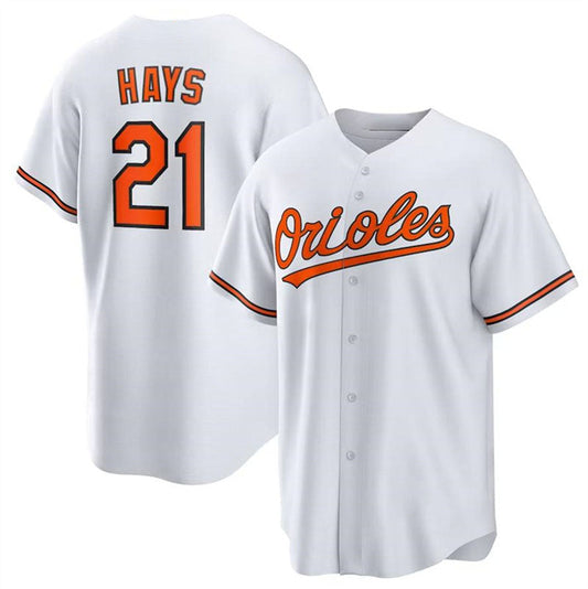Baltimore Orioles #21 Austin Hays White Authentic Player Jersey Baseball Jerseys
