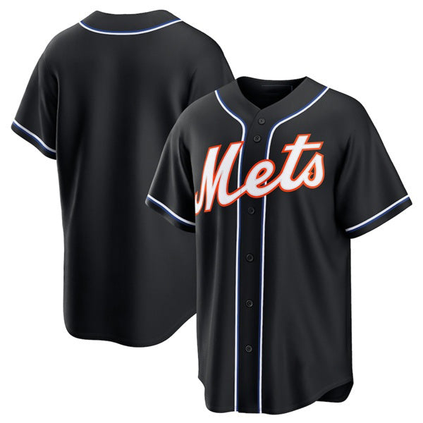 New York Mets Blank 2026 Black KLUNKIM Out Stitched Jersey