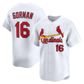 St. Louis Cardinals #16 Nolan Gorman White KLUNKIM Home Limited Player Jersey