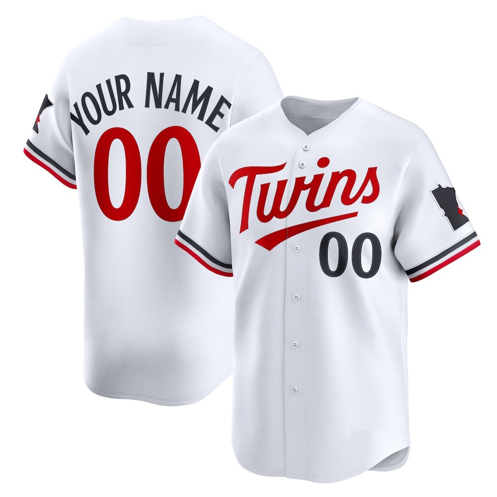 Custom Minnesota Twins White KLUNKIM Home Limited Jersey