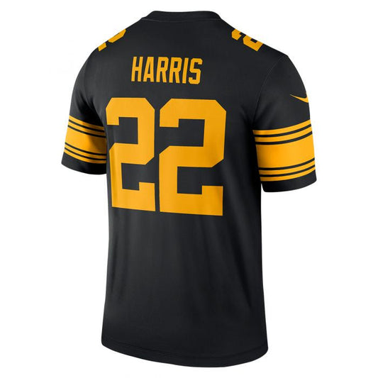 P.Steelers #22 Najee Harris Color Rush Legend Black Stitched American Football Jerseys