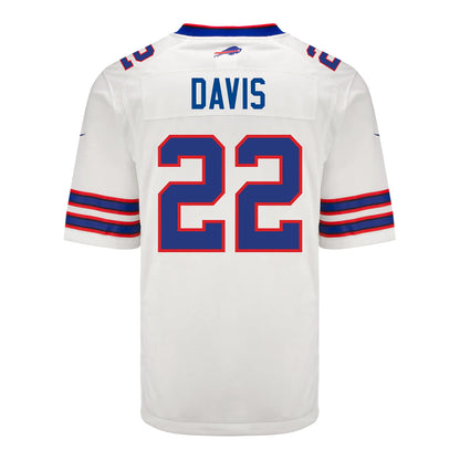 B.Bills #22 Ray Davis Red Game Player Jersey Football Stitched American Jerseys