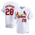 St. Louis Cardinals #28 Nolan Arenado White KLUNKIM Home Limited Player Jersey
