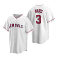 Los Angeles Angels #3 Waylor Ward White KLUNKIM Cool Base Stitched Jersey