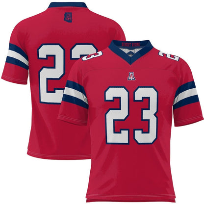 #23 A.Wildcats GameDay Greats Desert Rising Football Jersey - Red Stitched American College Jerseys