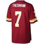 W.Football Team #7 Joe Theismann Mitchell & Ness Burgundy KLUNKIM Legacy Replica Jersey