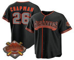 San Francisco Giants #26 Matt Chapman Black KLUNKIM 2026 Alternate Stadium Stitched Jersey
