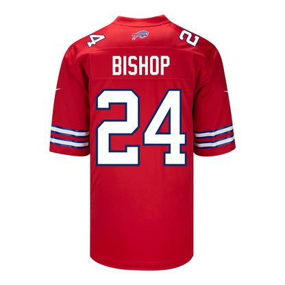 B.Bills #24 Cole Bishop Red Game Player Jersey Football Stitched American Jerseys