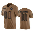 Custom W.Commanders Active Player 2023 Brown KLUNKIM Salute To Setvice Limited Stitched Jersey
